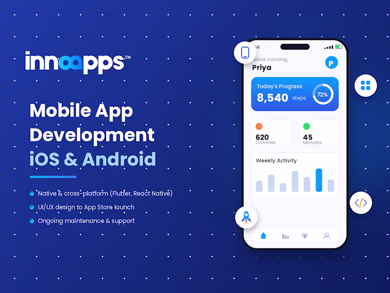 Cover image for Mobile App Development — iOS & Android