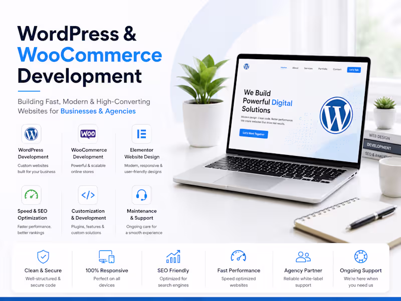 Cover image for WordPress & WooCommerce Development