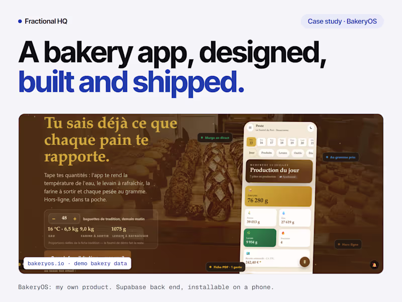 Cover image for A production operations platform, built full-stack and shipped