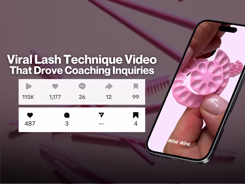 Cover image for Showcasing Expertise: Lash Technique That Went Viral