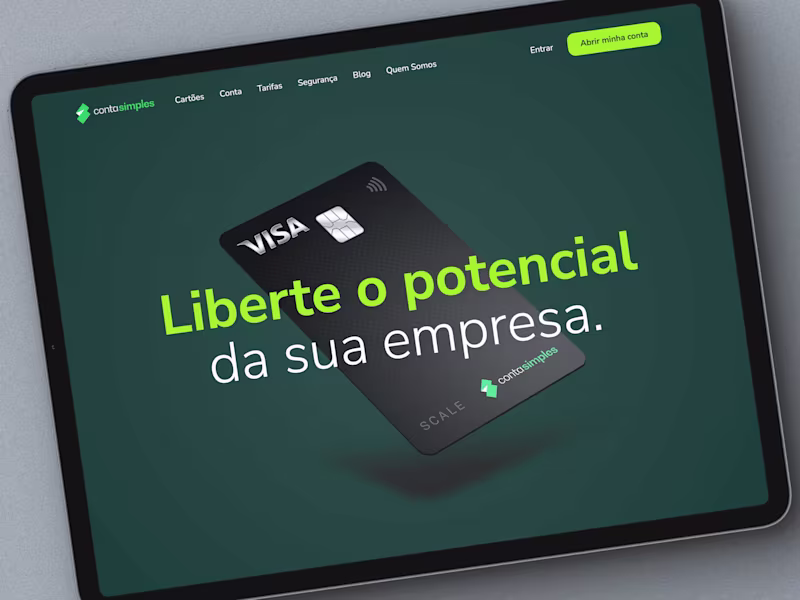 Cover image for Conta Simples - Webflow Development