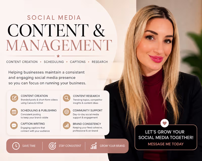 Cover image for Social Media Content & Management