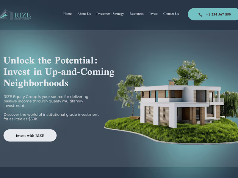 Cover image for RIZE Equity Website