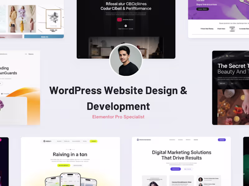 Cover image for High-Converting WordPress & Elementor Pro Website Development