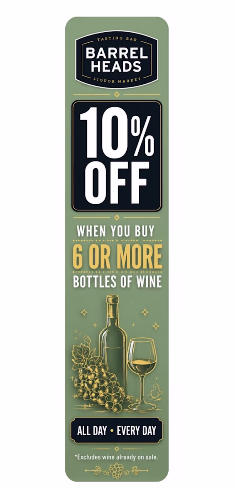 Cover image for Retail Wine Promotion Aisle Blade