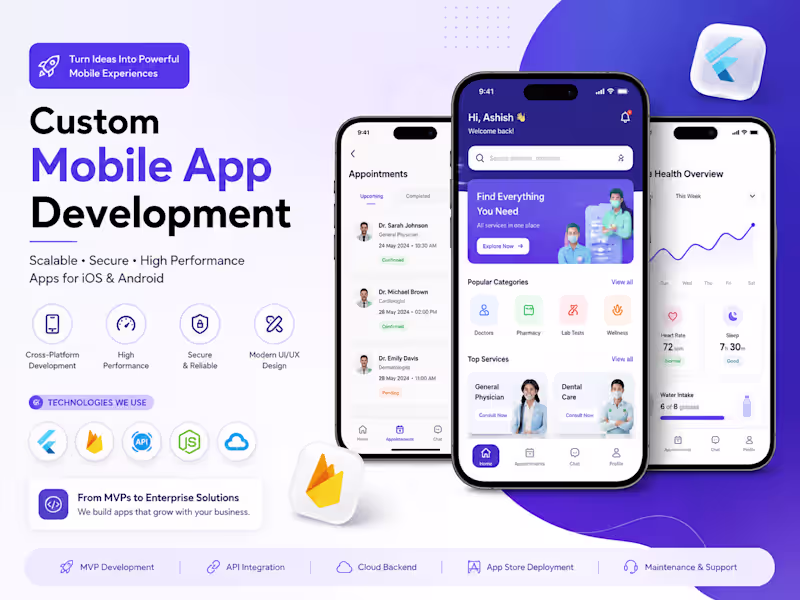 Cover image for Cross-Platform & Native Mobile App Development