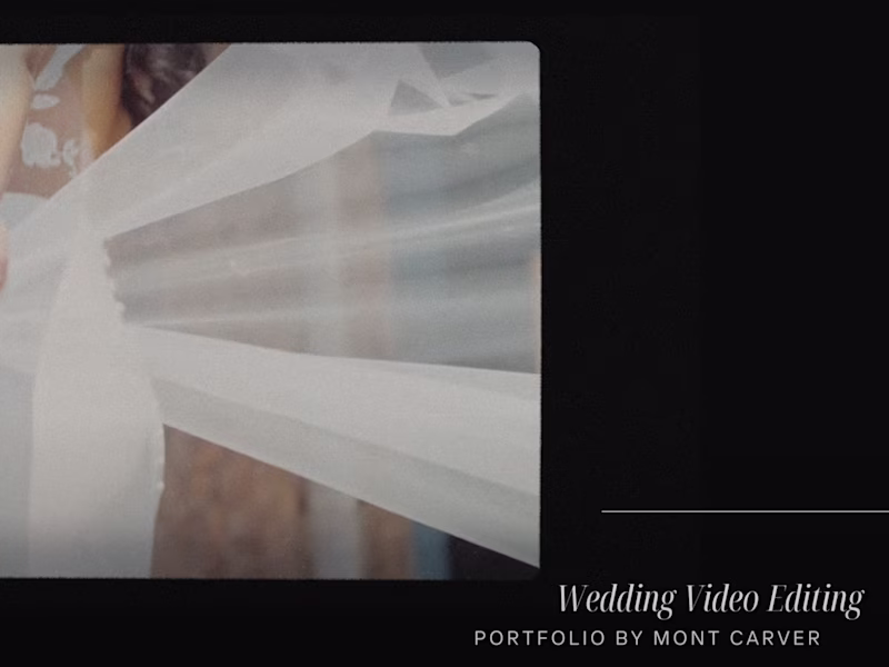 Cover image for Wedding Video Editing Portfolio