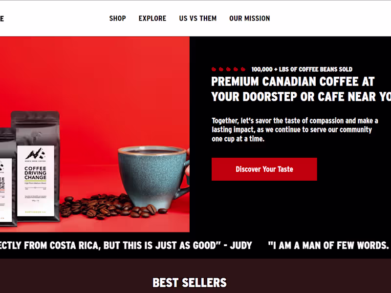 Cover image for eCommerce Home Page Redesign With Custom SideCart