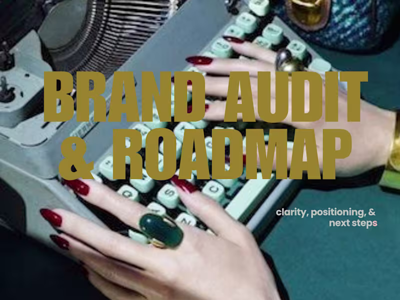 Cover image for Brand Audit & Roadmap