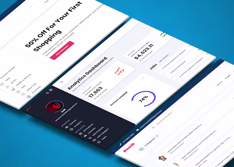 Cover image for Ecommerce-Store Bonic