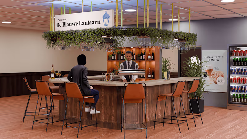 Cover image for De Blauwe Small Bar Visualization