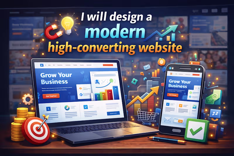 Cover image for Designing a modern high-converting website