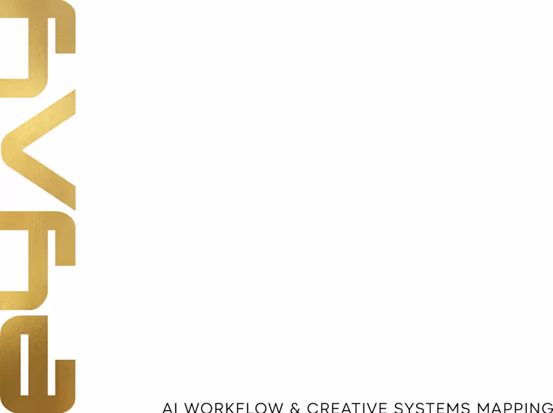 Cover image for AI Workflow & Creative Systems Mapping