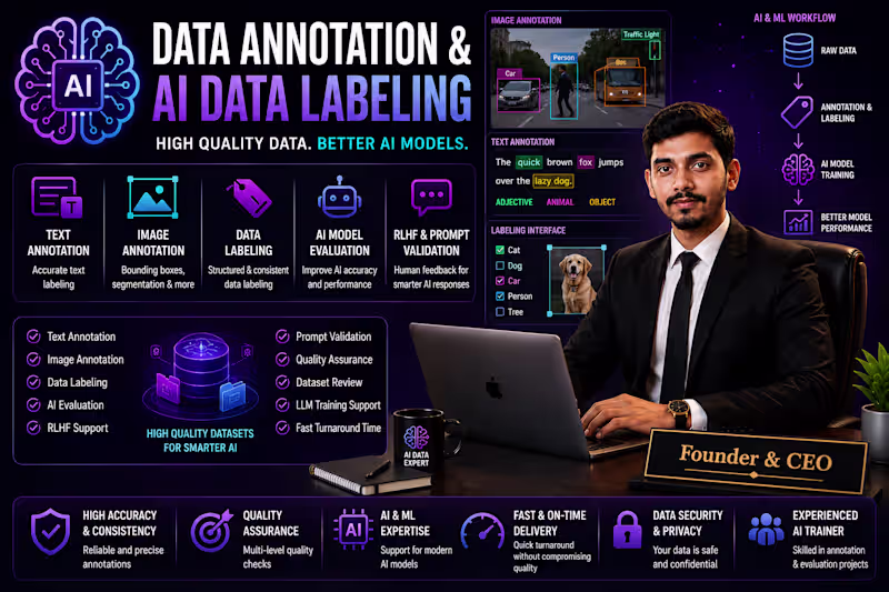 Cover image for Data Annotation & AI Data Labeling