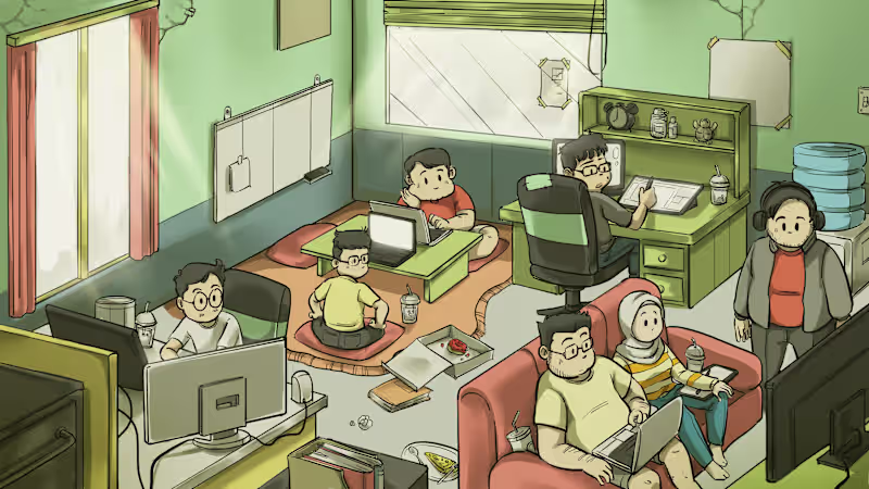 Cover image for Isometric Illustration - At the office