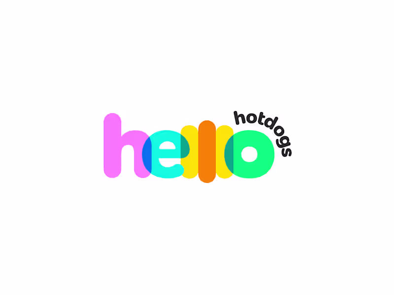 Cover image for hello hotdogs, Logo Design and Brand Visuals