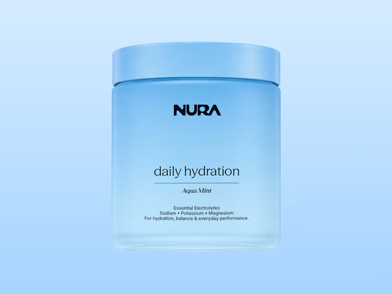 Cover image for Nura - Hydration Drink Branding and Packaging Design