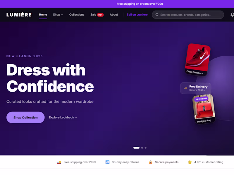 Cover image for A full-stack multi-vendor e-commerce platform