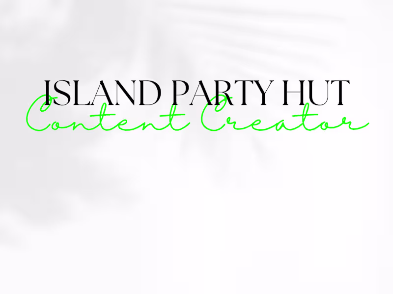 Cover image for Island Party Hut