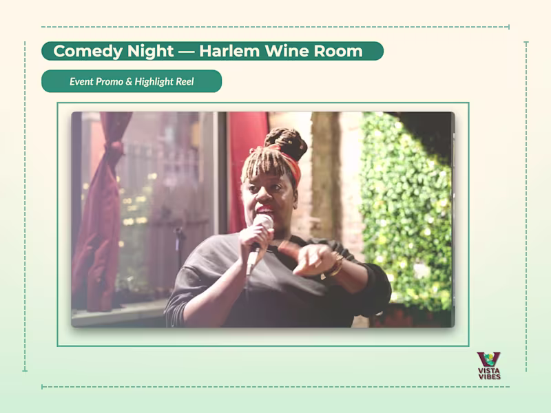 Cover image for Comedy Night Campaign — Harlem Wine Room