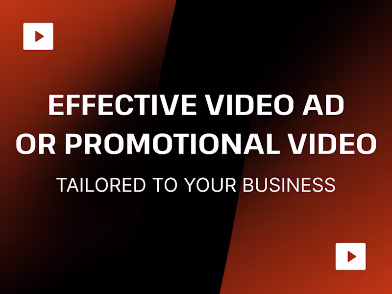 Cover image for Promo Video | Video Ad (From $950)