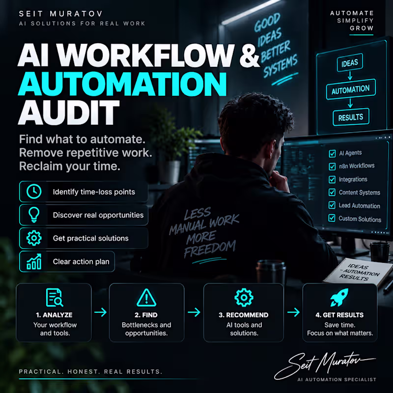 Cover image for AI Workflow & Automation Audit