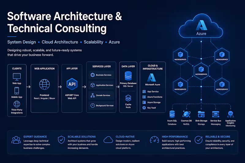 Cover image for Software Architecture & Technical Consulting