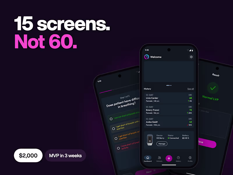 Cover image for Mobile App MVP Design