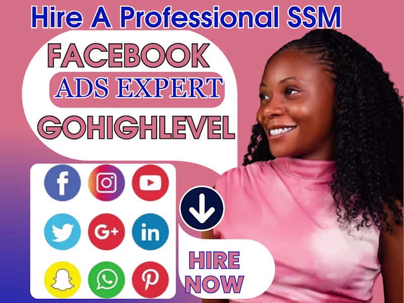 Cover image for Facebook ADS expert Gohighlevel