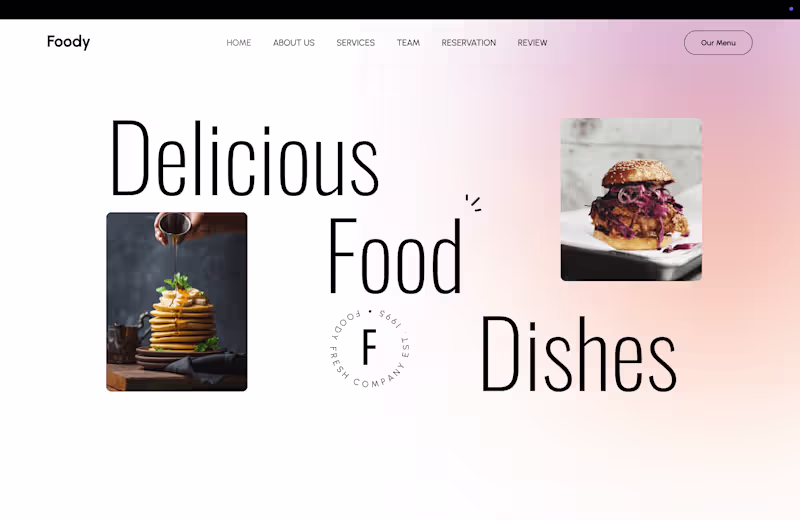 Cover image for Restaurant Food Delivery Website