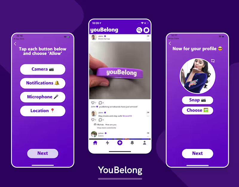 Cover image for YouBelong - Inclusive Social Media App