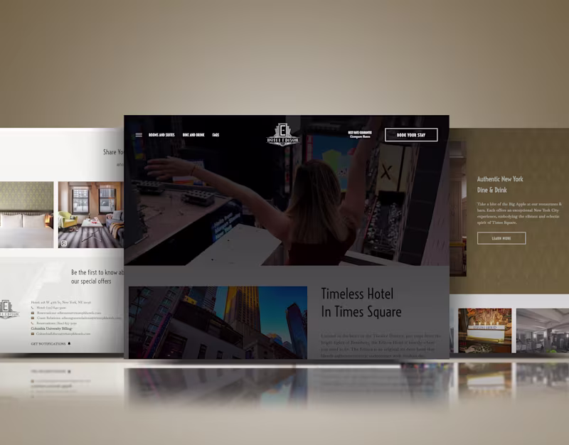 Cover image for Hotel Website design | WordPress website