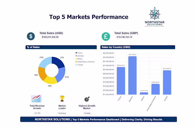 Cover image for Developed an executive sales performance