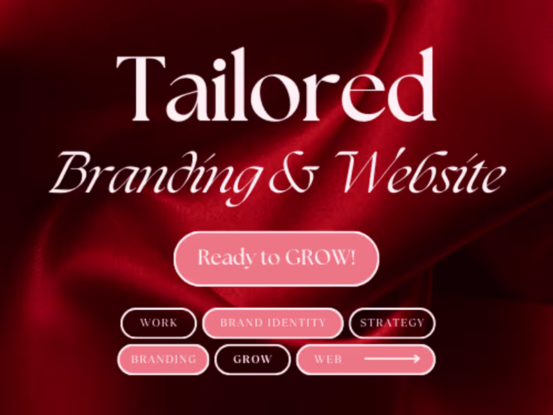 Cover image for Tailored Branding & Website Package 🚀