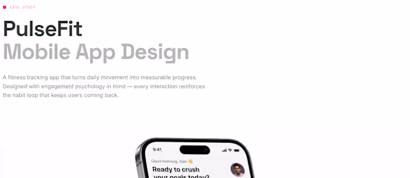 Cover image for A fitness tracking app that