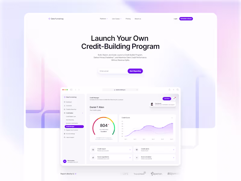 Cover image for Data Furnishing Credit Platform Development