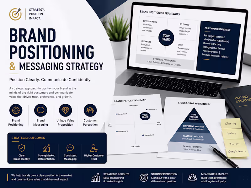 Cover image for Brand Positioning & Messaging Strategy for Startups