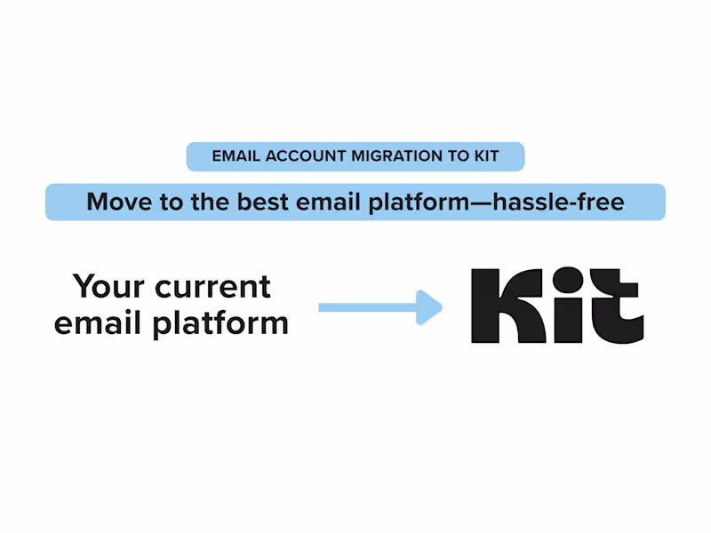 Cover image for Email Account Migration to Kit