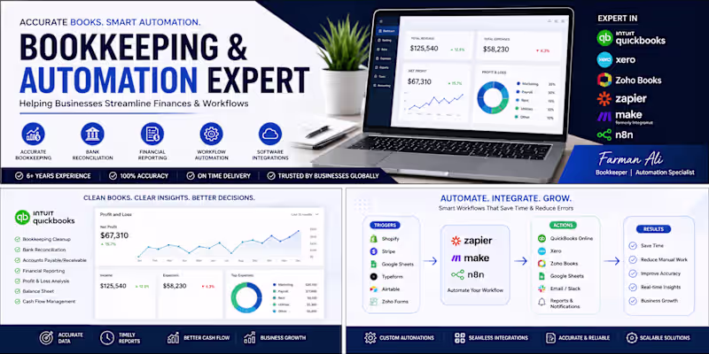Cover image for Bookkeeping & Workflow Automation