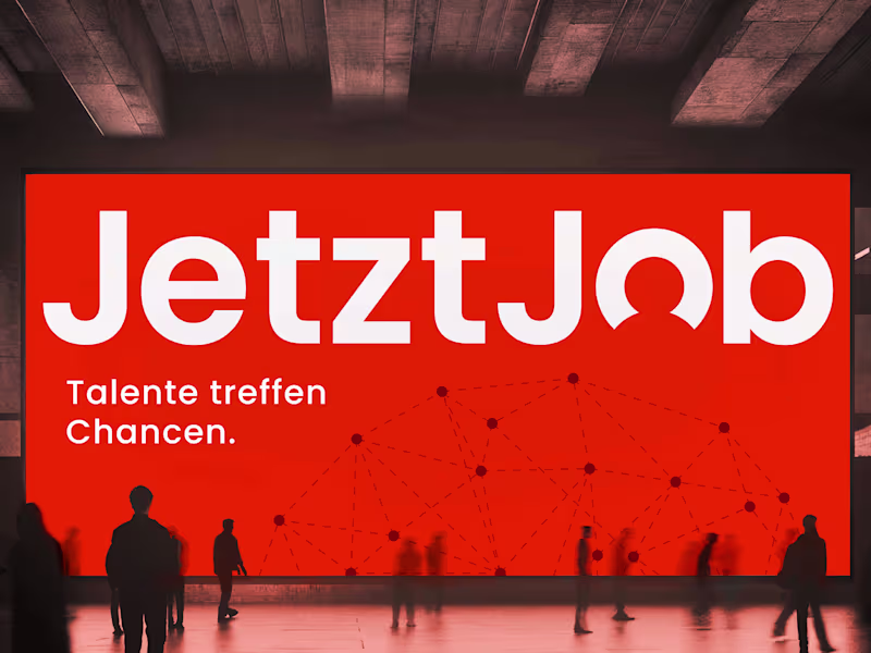 Cover image for JetztJob — ReBranding and Social Media Graphics
