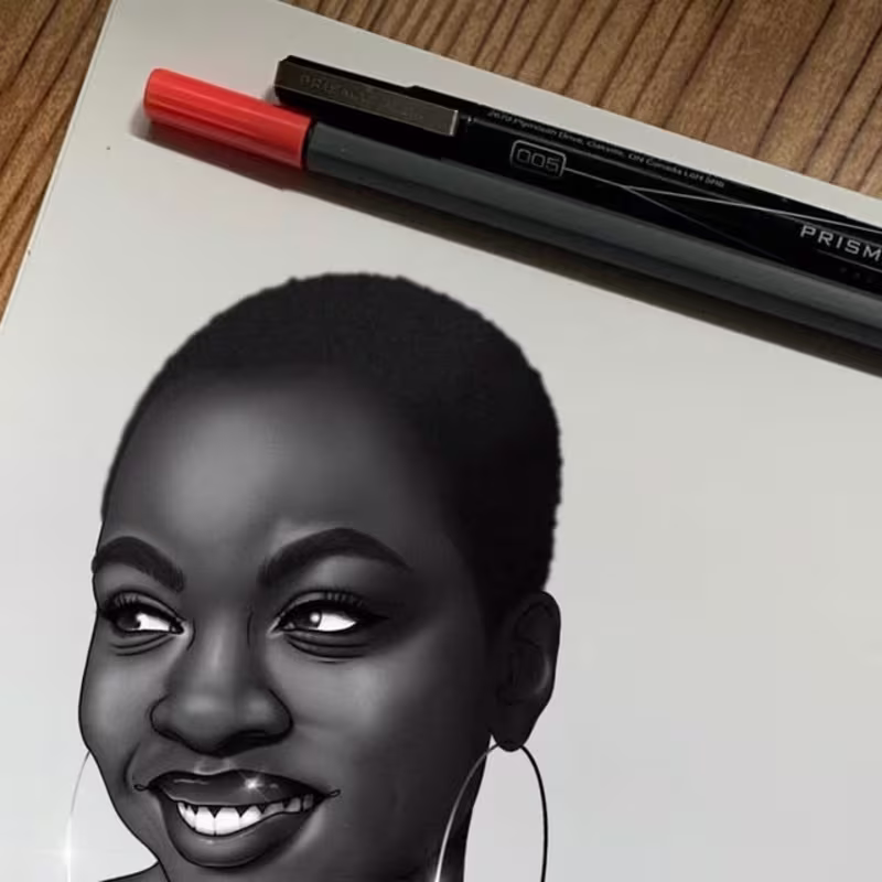 Cover image for Jillian Chanel on Instagram: “Day 6: Danai Gurira