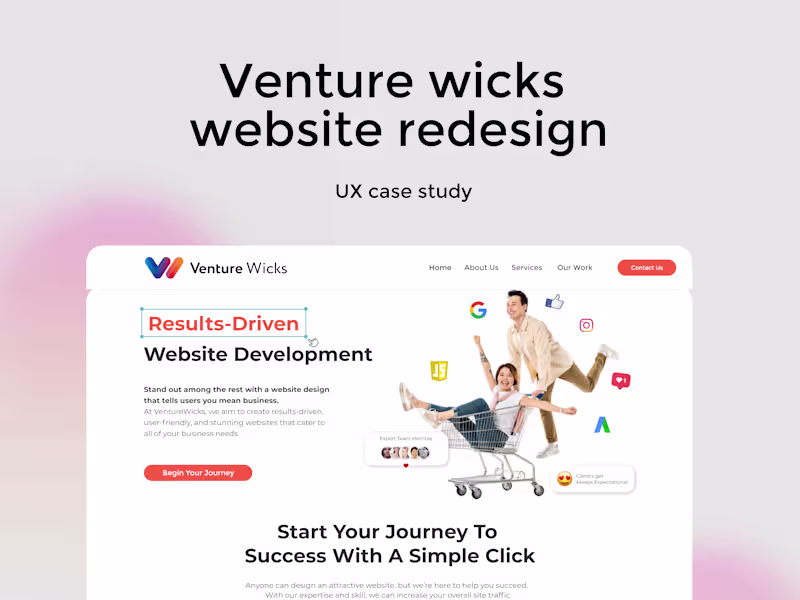 Cover image for Website UI/UX Design