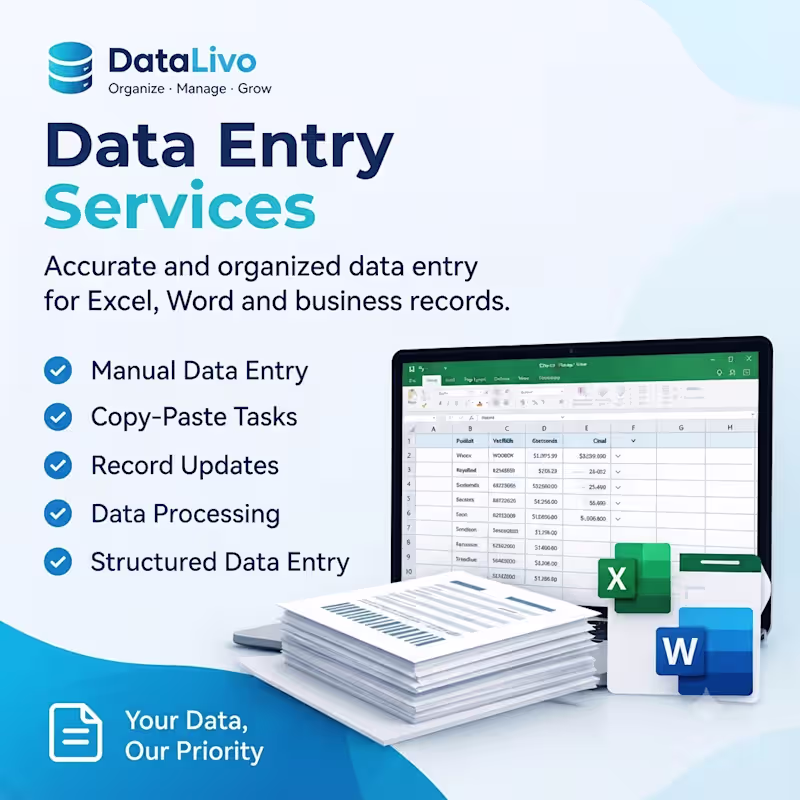 Cover image for Data Entry Services