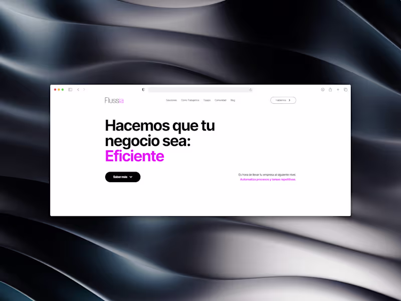 Cover image for Flussia | Elementor Website Development