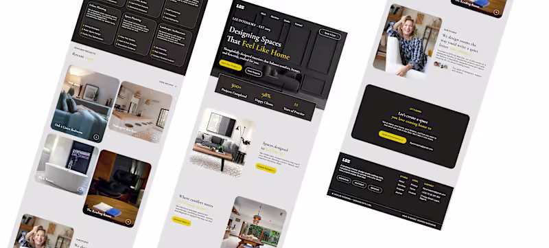 Cover image for Premium Website Design for Interior Designers & Creative Studios