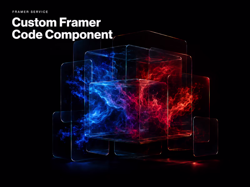Cover image for Custom Framer Code Component