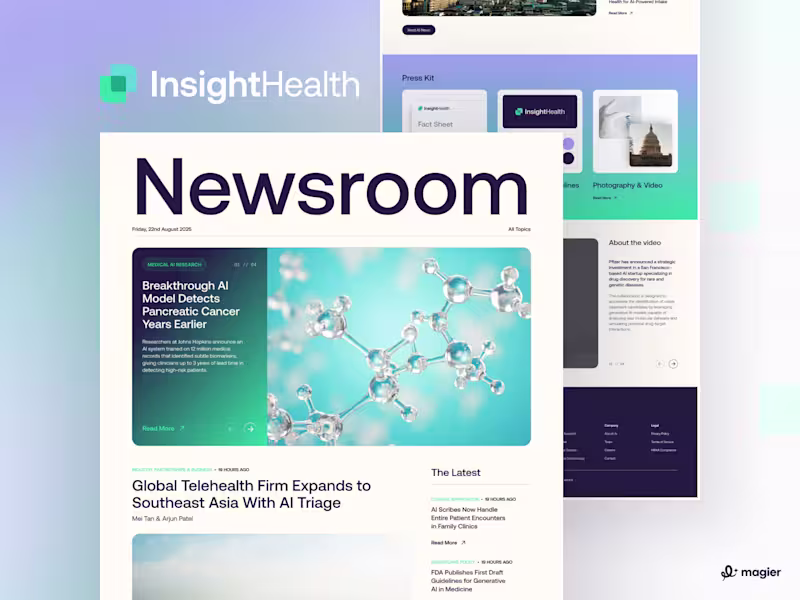 Cover image for Webflow Development for Insight Health
