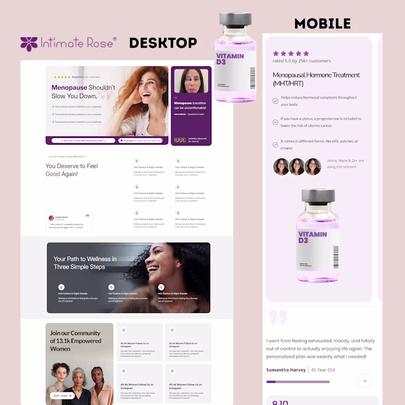 Cover image for 🌸 Intimate Rose – Shopify