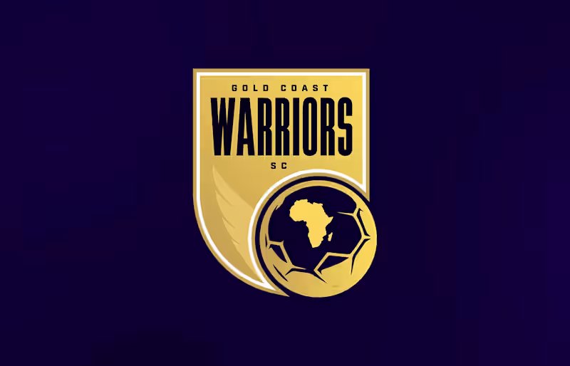 Cover image for GOLD COAST WARRIORS SC | LOGO DESIGN on Behance