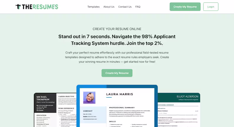 Cover image for TheResumes.Online | Resume Builder MVP